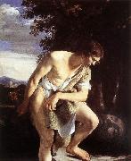 GENTILESCHI, Orazio David Contemplating the Head of Goliath fh oil painting picture wholesale